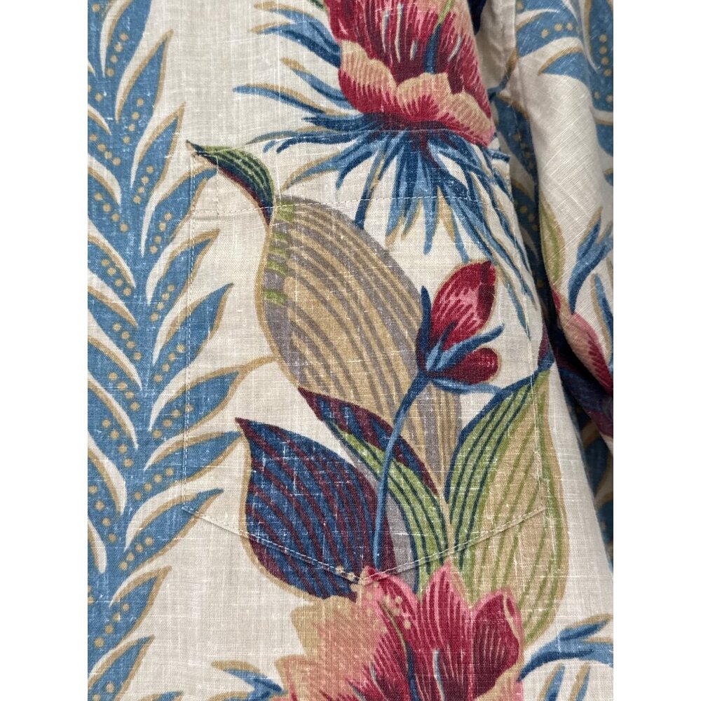 Reyn Spooner Hawaiian Shirt XL Floral Print‎ Short Sleeve Button-Up - Picture 2 of 7